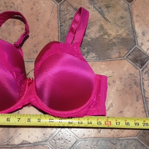 Ambrielle Fuchsia Lace Bra Size 42DD - Picture 7 of 7